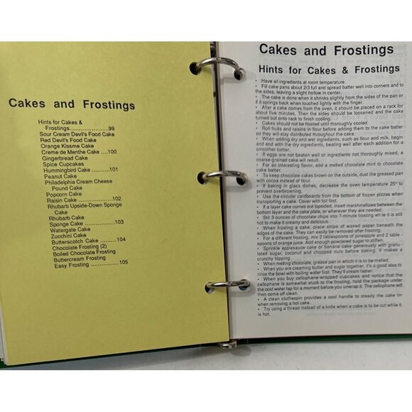 Immanuel Lutheran Church Cookbook 1987 Vtg Recipe Collection Ring Bound Canning - Picture 6 of 16